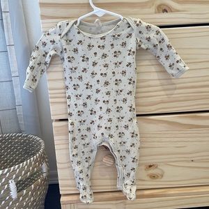 Quincey Mae floral footie